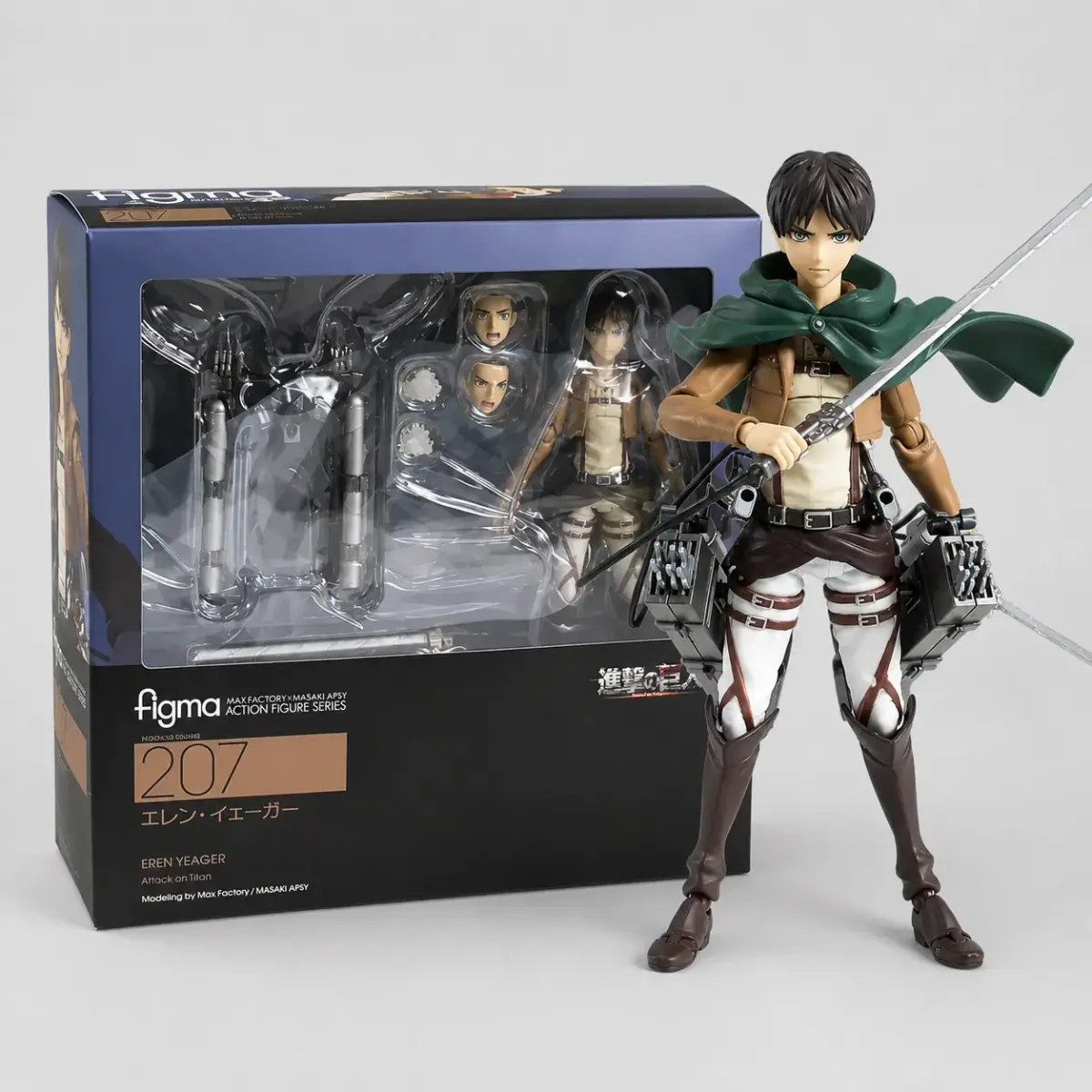 Eren Yeager figma with ODM Gear & Twin Blades – Attack on Titan