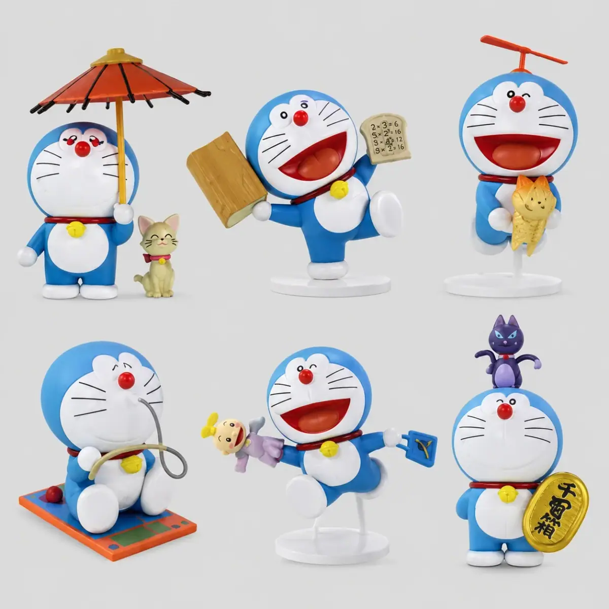 Doraemon & Gang Mixed-Size Collection (7–12 cm) – Doraemon