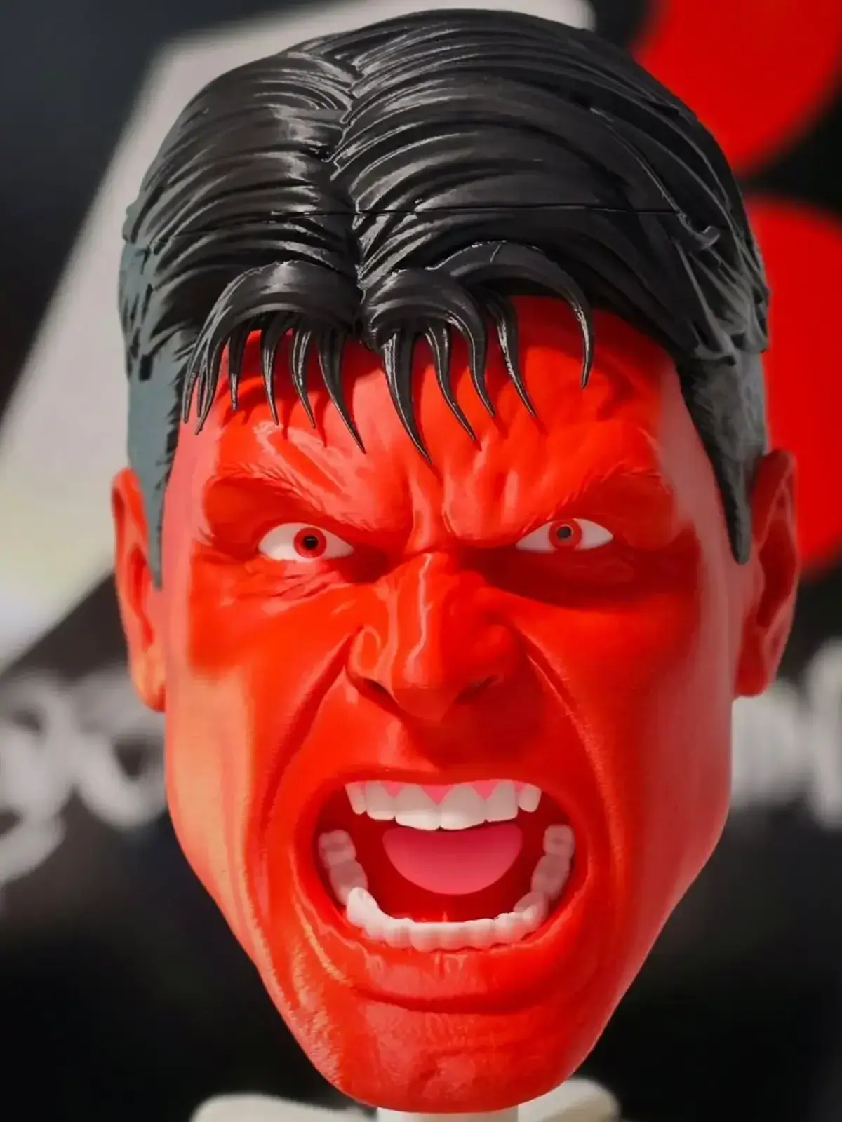 Crimson Hulk Full Headpiece – Marvel