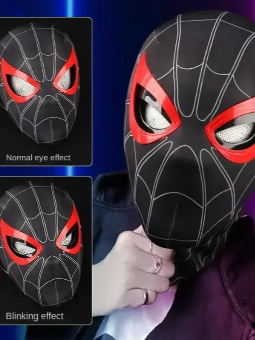 Miles Morales LED Spider-Man Mask with Remote – Marvel