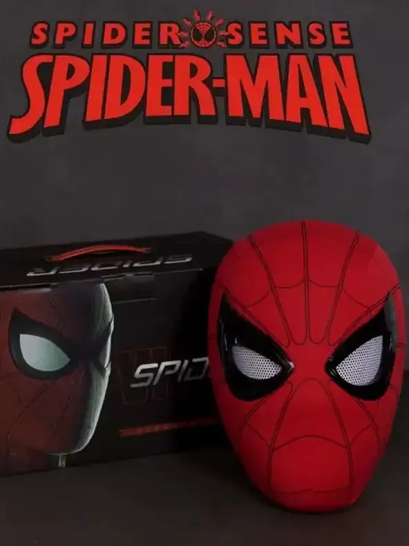 Spider-Man Mask with Moving Eyes & Jaw – Marvel
