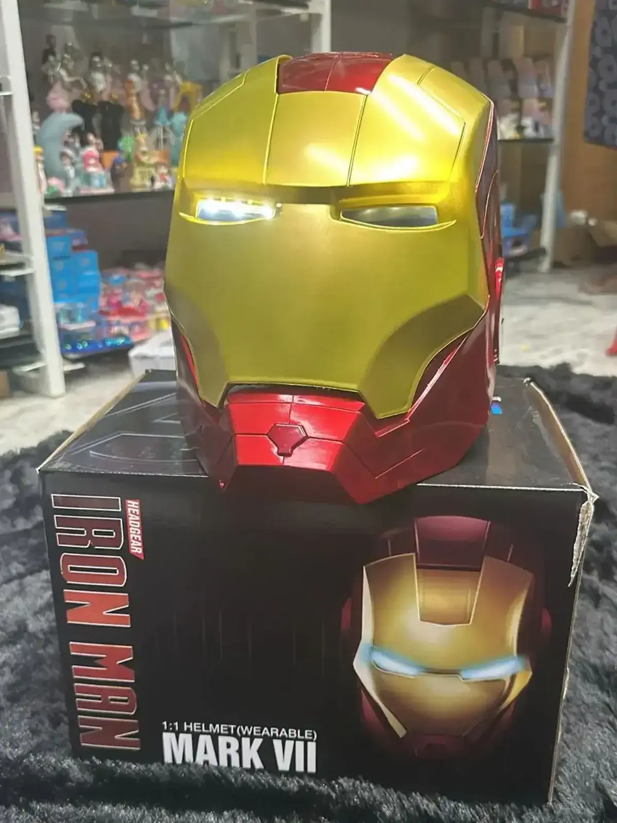 Stark Mark Helmet – Metal, Voice-Activated, Glowing Eyes – Marvel