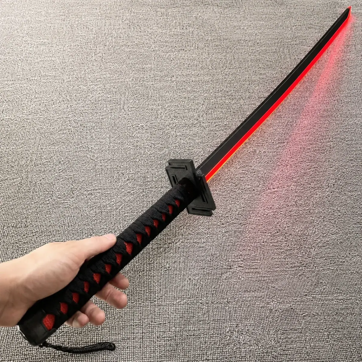Bankai LED Wooden Katana – Red Glow – Bleach
