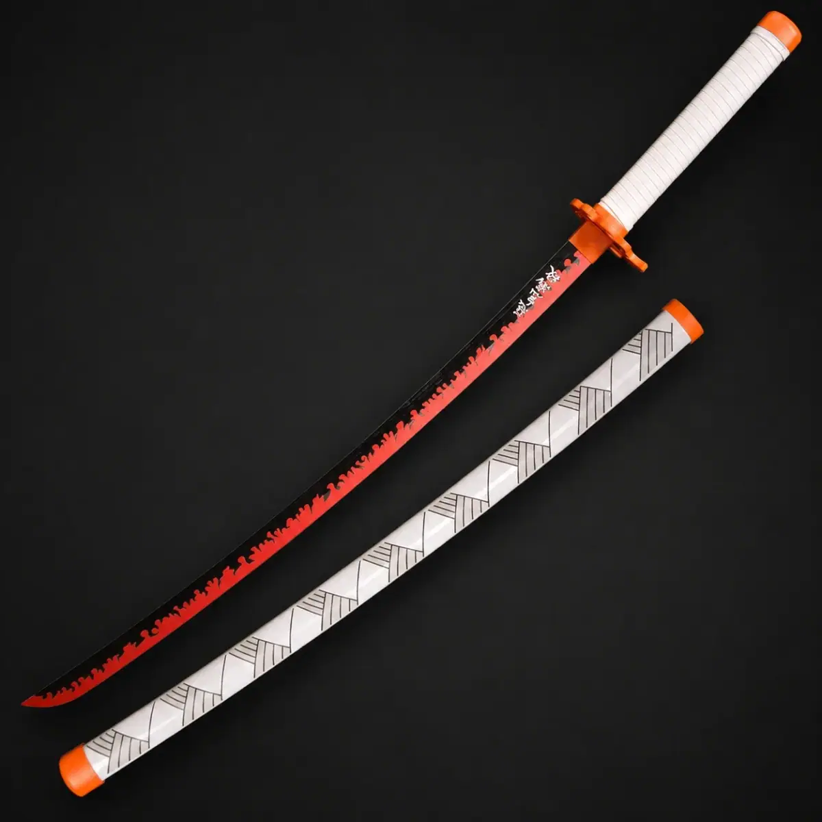 Flame Hashira Blade Replica – Rengoku (Wood) – Demon Slayer