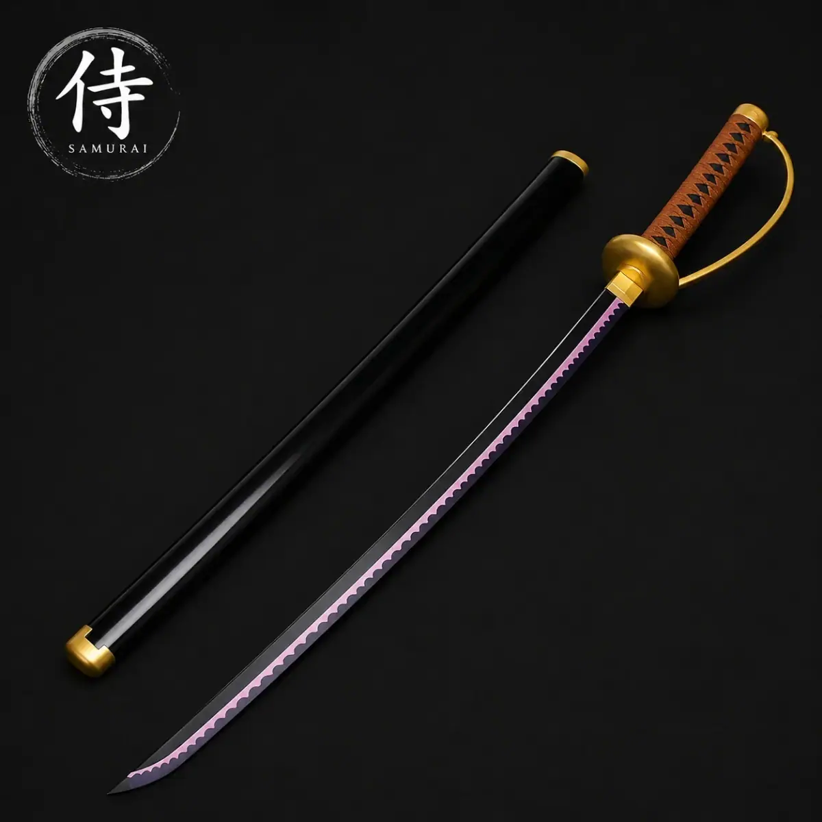 Pirate King Roger Sword Replica in Wood – One Piece