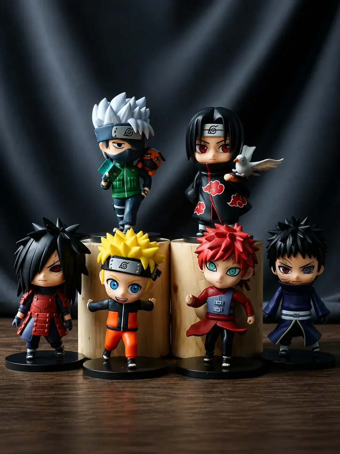 Naruto Chibi Figure Set – 6 Pieces (10 cm) – Naruto