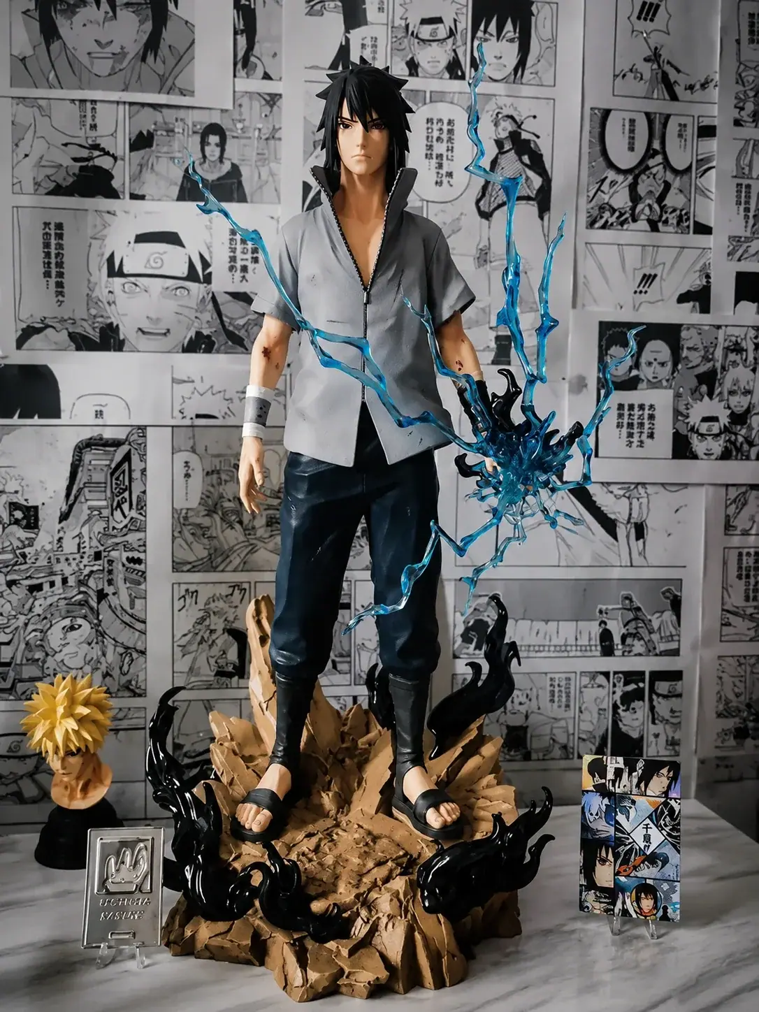 Sasuke Final Clash Resin Figure – Valley of the End – Naruto