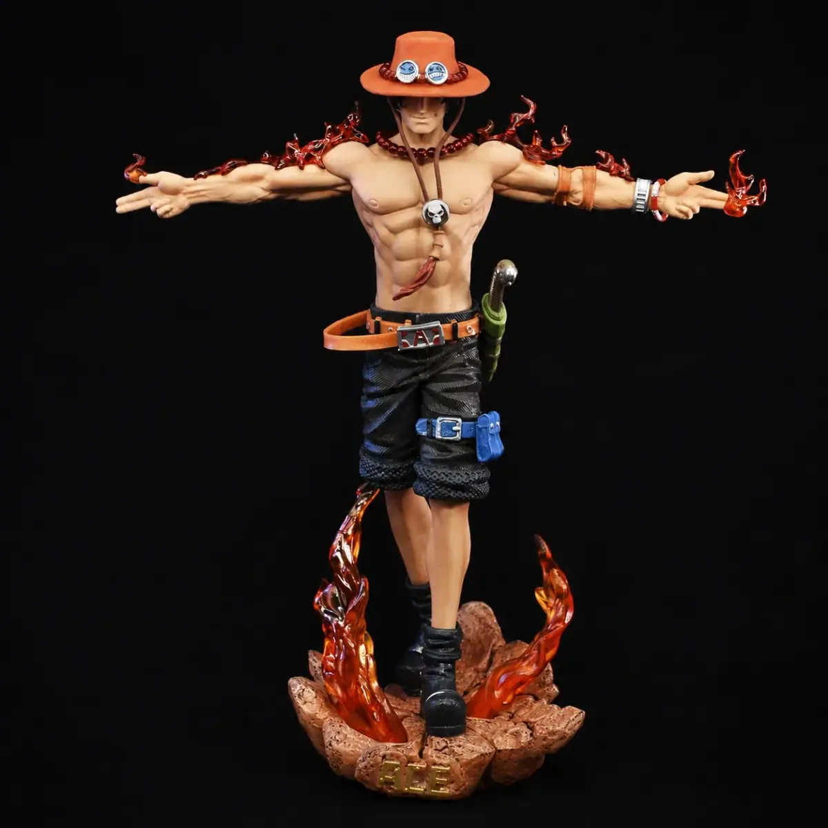 Ace Hiken Punch Light-Up Figure – One Piece