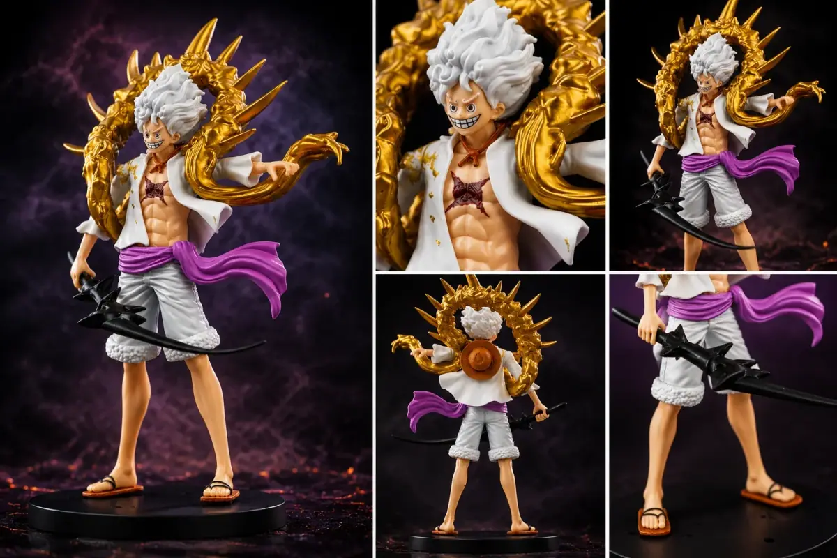 Gear 5 Luffy Nika Figure – Compact Edition – One Piece