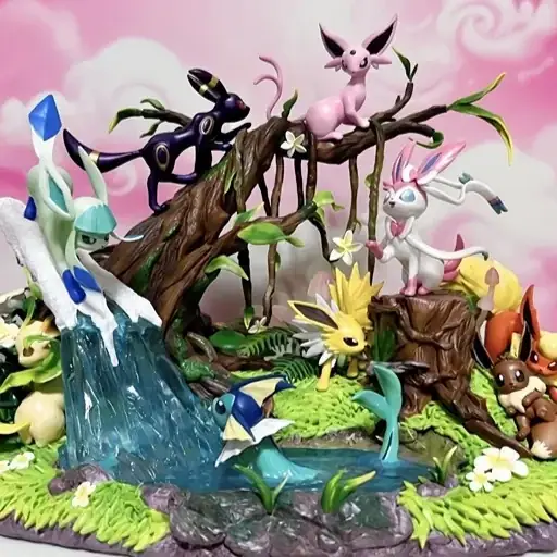 Eevee & Eeveelution Family Statue – Pokémon