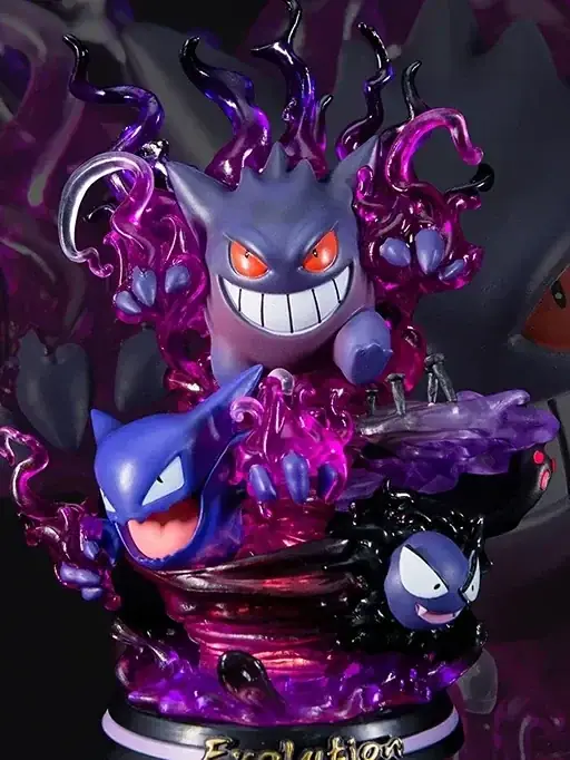Gastly to Gengar Evolution Statue – Pokémon