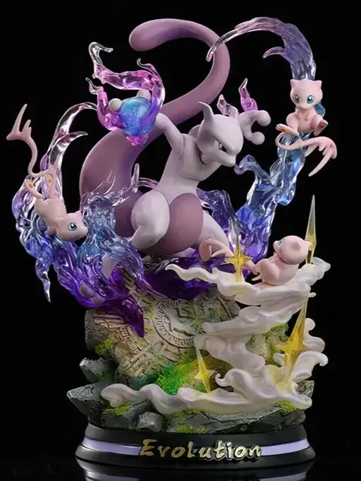 Mewtwo & Mew Psychic Statue – Pokémon