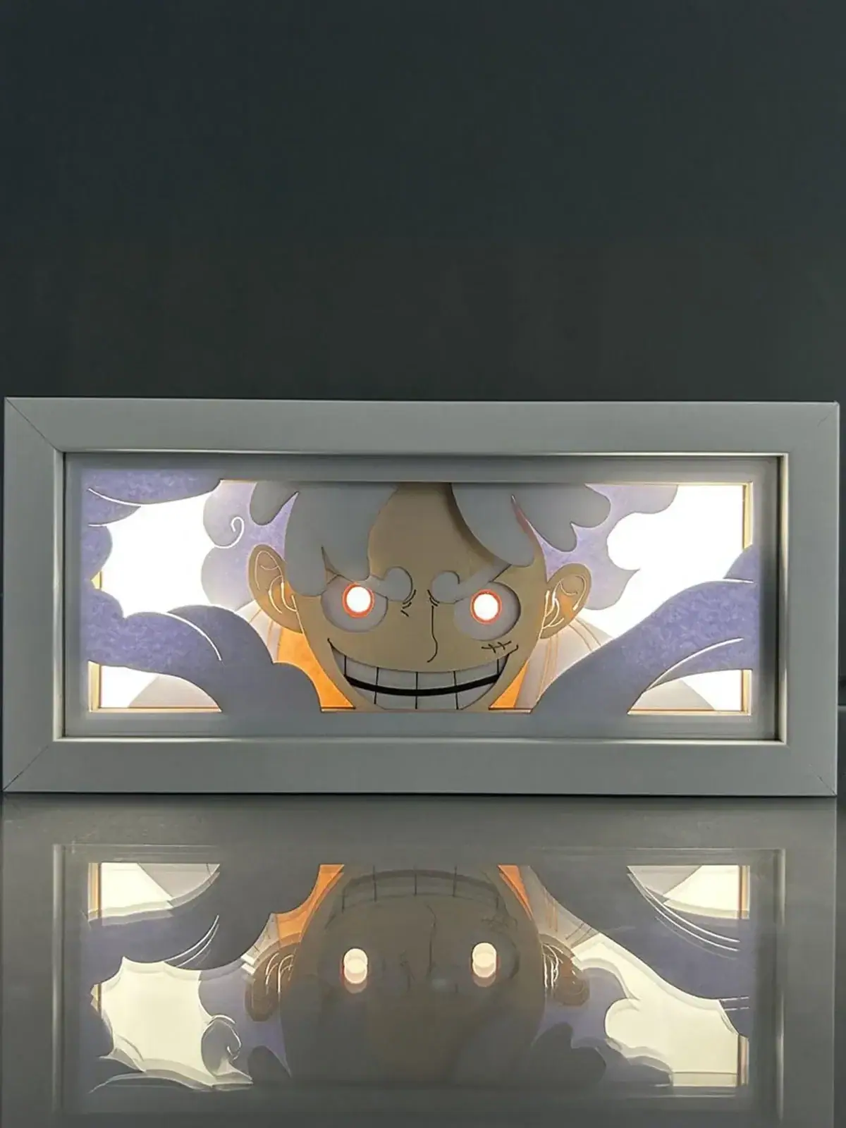 Gear 5 Luffy LED Shadow Box – One Piece